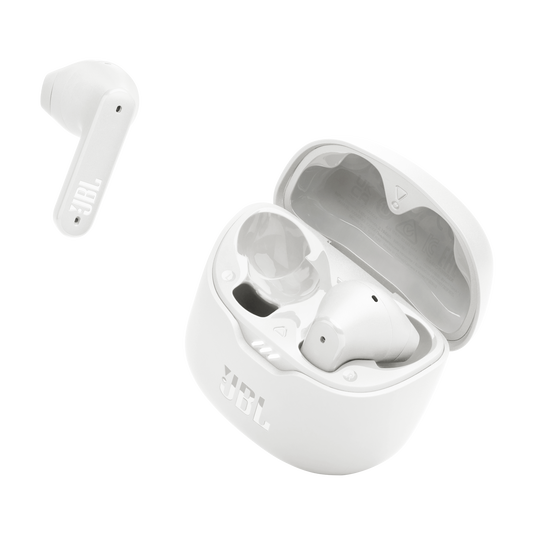 JBL Tune Flex - White - True wireless Noise Cancelling earbuds - Front image number null